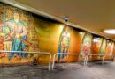mosaici all'interno della metro Richard Wagner Platz Berlino